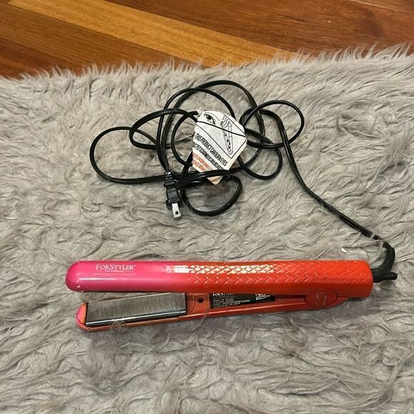For styler women’s pink and orange ombré flat iron - Picture 1 of 8